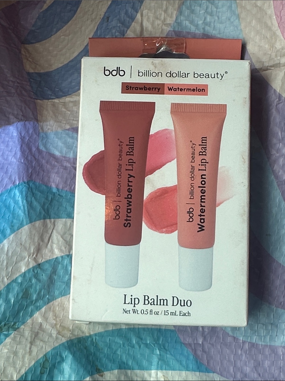 Lip Balm Duo — Strawberry & Watermelon Pink Shades
